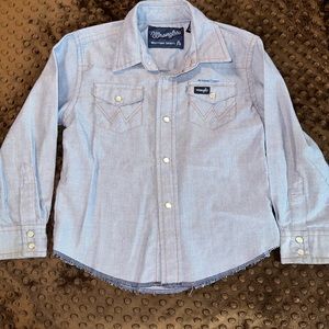 Boys western button down long sleeve